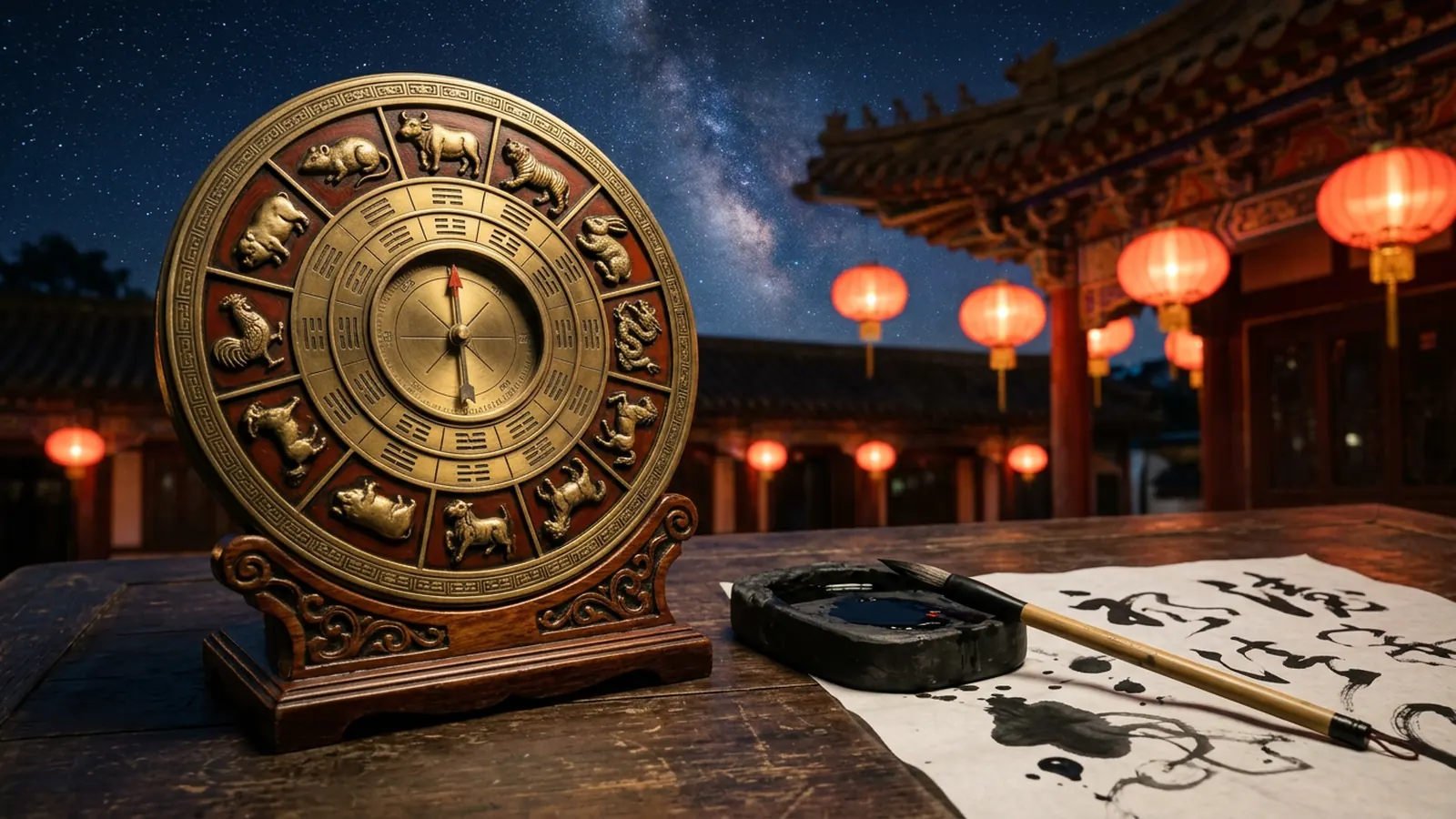 Chinese astrology birth chart with four pillars and five elements, illustrating the Eastern Astrology Language Reading review